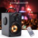 Portable Bluetooth Speaker with Subwoofer Wireless Speakers Outdoor/Indoor Big Speaker Support Remote Control FM Radio TF Card LED Lights MP3 Player Party Speaker for Home Camping iPhone Computer PC